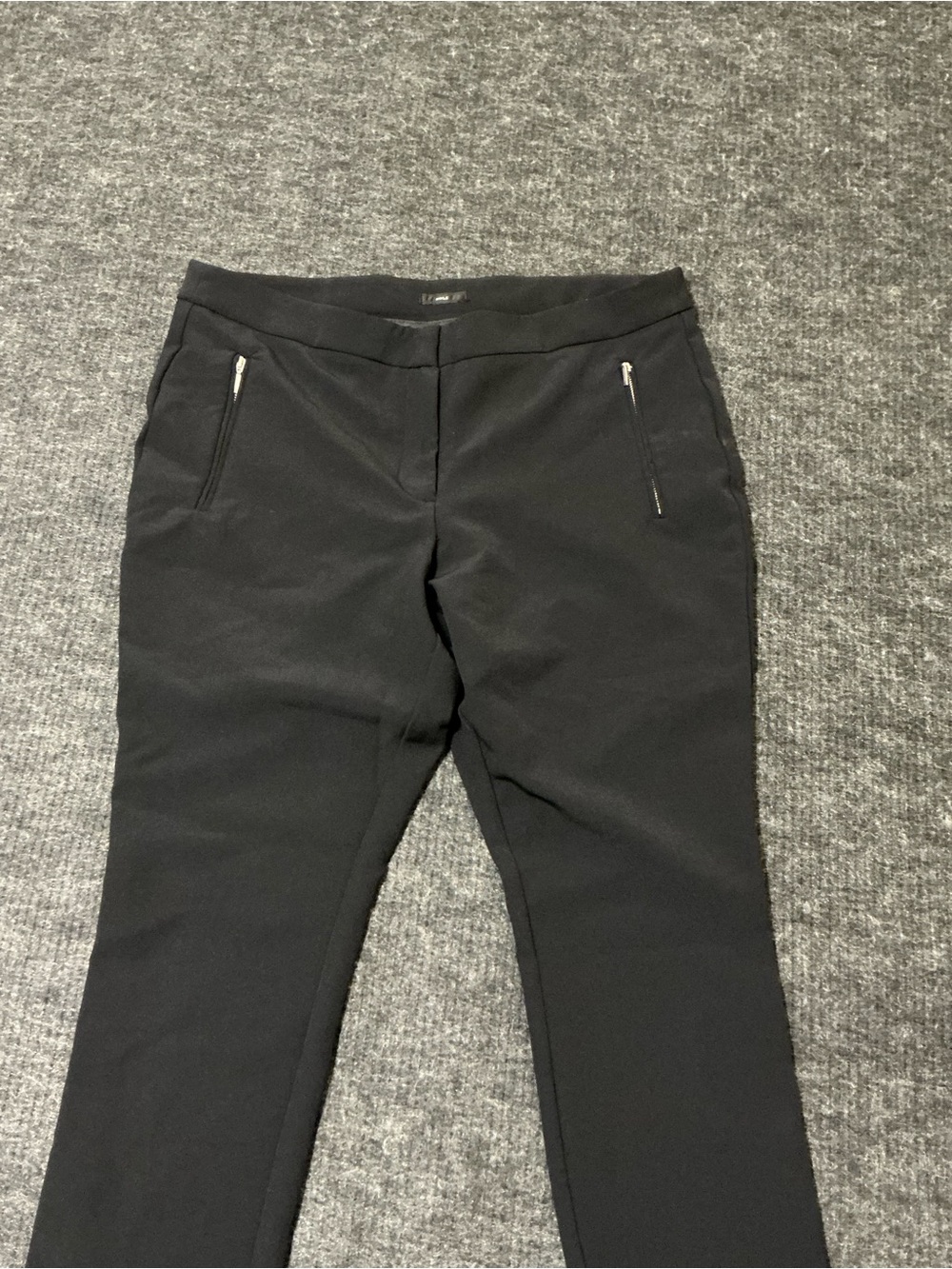 Worthington Black Ankle Pants with Gold Logo